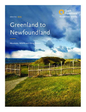 Quark Expeditions Greenland To Newfoundland 2026